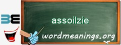 WordMeaning blackboard for assoilzie